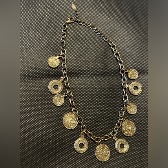 COPY - ZARA Women Gold Tone Charm Necklace - Picture 13 of 15